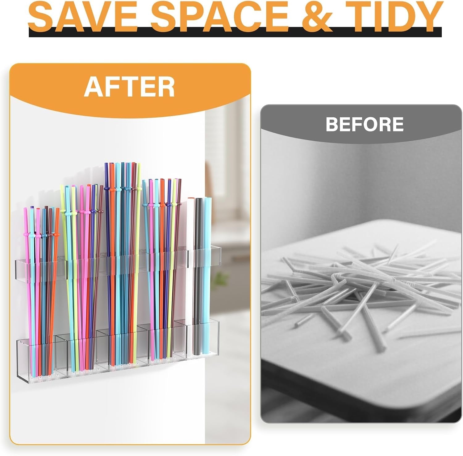 straw-holder-for-cabinet-door-reusable-tumbler-straw-organizer-storage-container-mount-for-kitchen-counter-cupboard-door-transparent-9-5inch