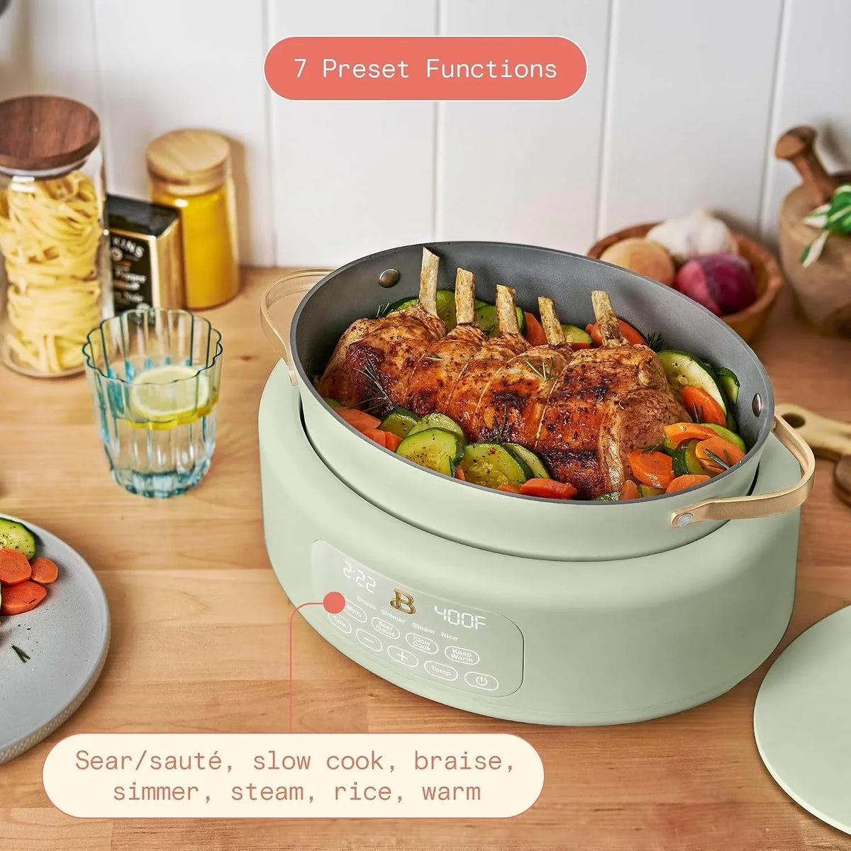 lugbar-beautiful-10-in-1-6-qt-electric-multi-cooker-drew-barrymore-sage-green