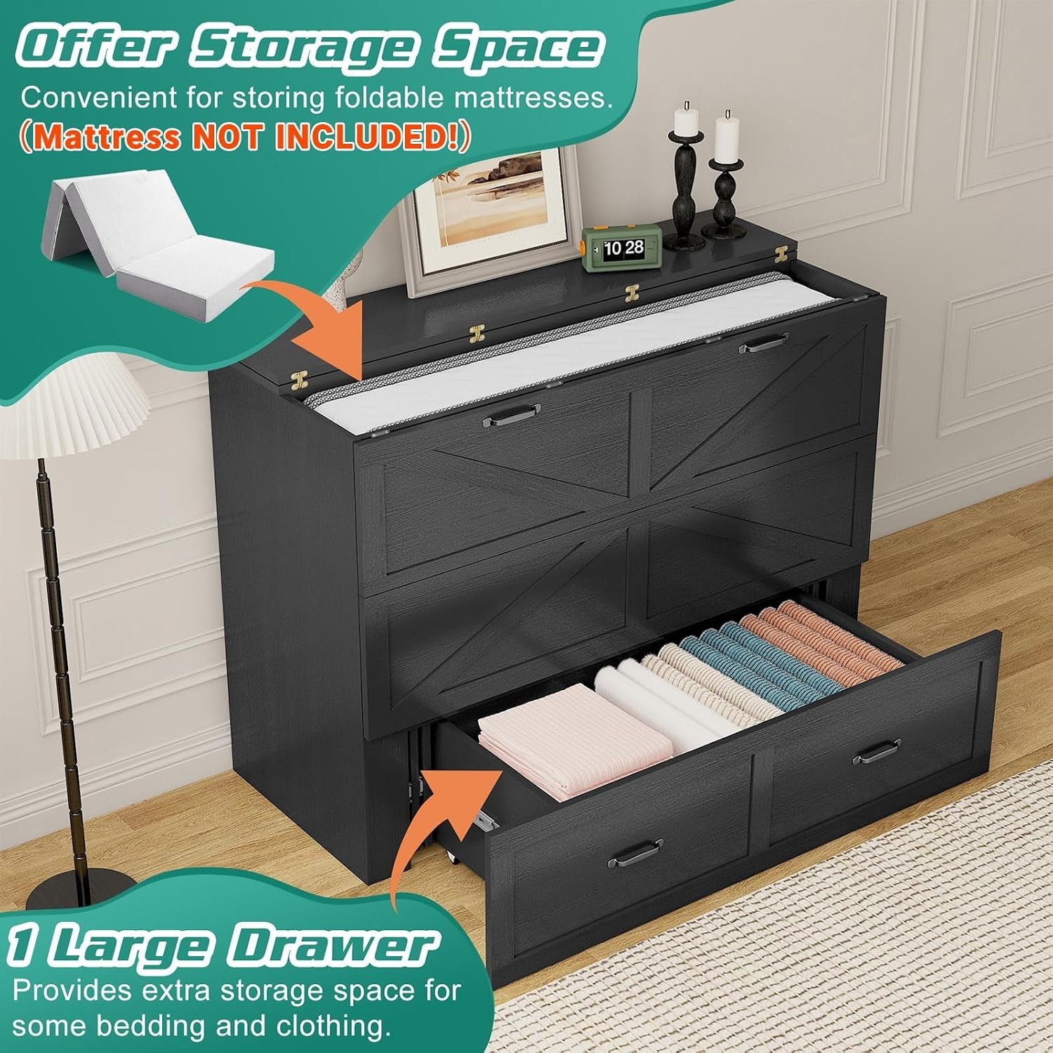 queen-size-murphy-chest-bed-with-drawer-and-charging-station-farmhouse-wood-space-saving-hidden-folding-bed-chest-multifunctional-storage-cabinet-beds-for-bedroom-office-black