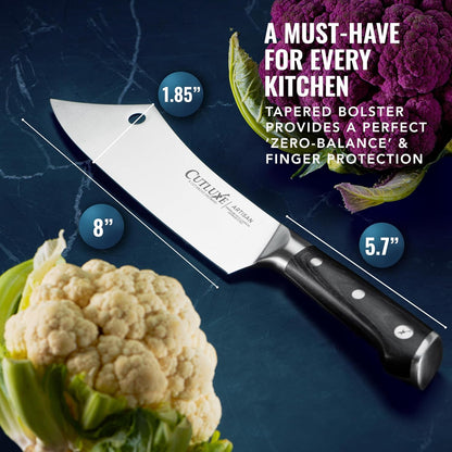 Cleaver Chef Knife, 8" Meat Cleaver Butcher Knife – German Steel6