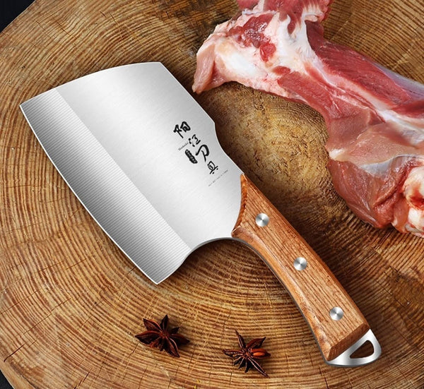 Meat Cleaver, Chopping and Cutting Dual Purpose Knife, Ultra-Sharp round Head Bone Chopping Knife, Fish Knives3