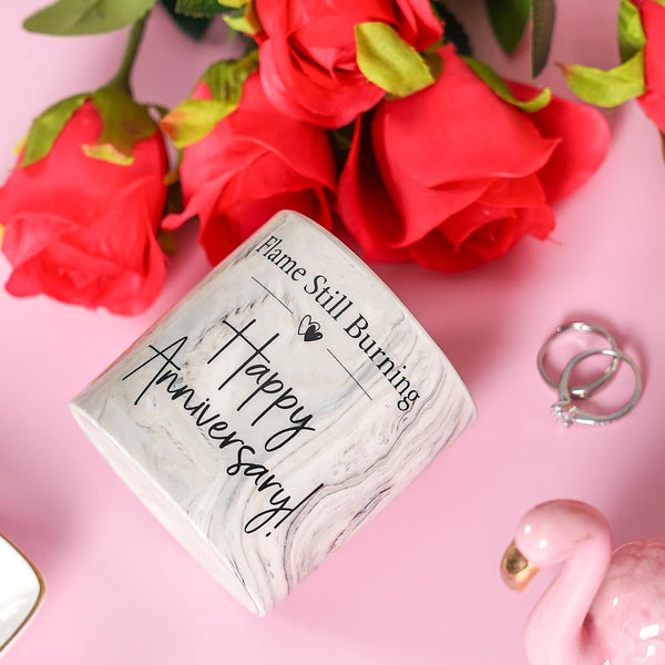 Anniversary Candle - Aniversario Gifts for Men, Women & Couples - Romantic Gifts for Him, Her - 6Oz3