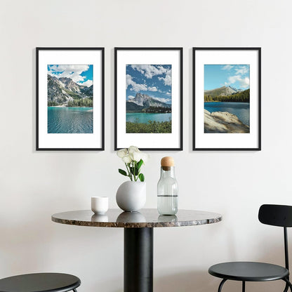 11X17 Picture Frame Set of 9, for Wall Hanging Display, Black2