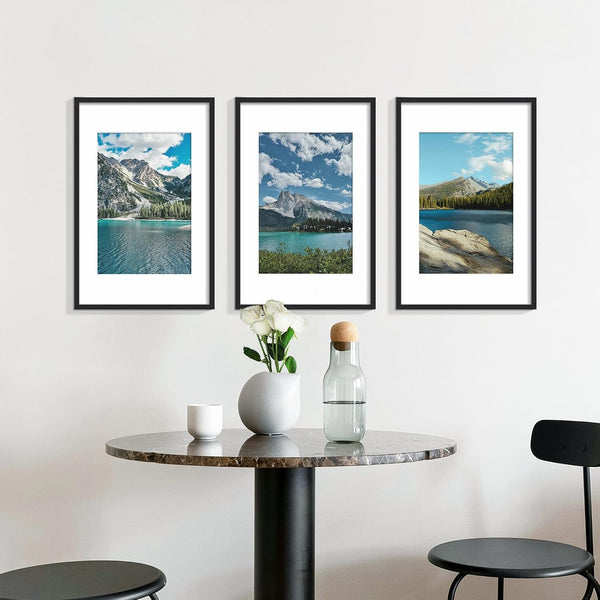 11X17 Picture Frame Set of 9, for Wall Hanging Display, Black2