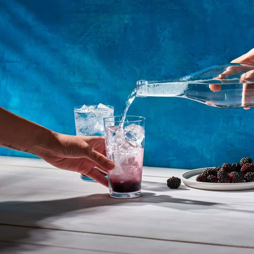 10pc-stackable-drinking-glasses-16oz-clear-glass-cup-glassware-set-dishwasher-safe-freezer-proof-lead-bpa-free-heavy-base-highball-water-glasses-tall-glass-beer-bar-tumblers-giftable