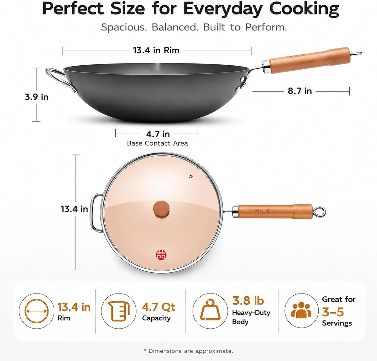 13-4-inch-carbon-steel-wok-pan-with-glass-lid-flat-bottom-chinese-stir-fry-wok-for-induction-gas-and-electric-stoves-uncoated-iron-wok-for-stir-frying-sauteing-and-deep-frying