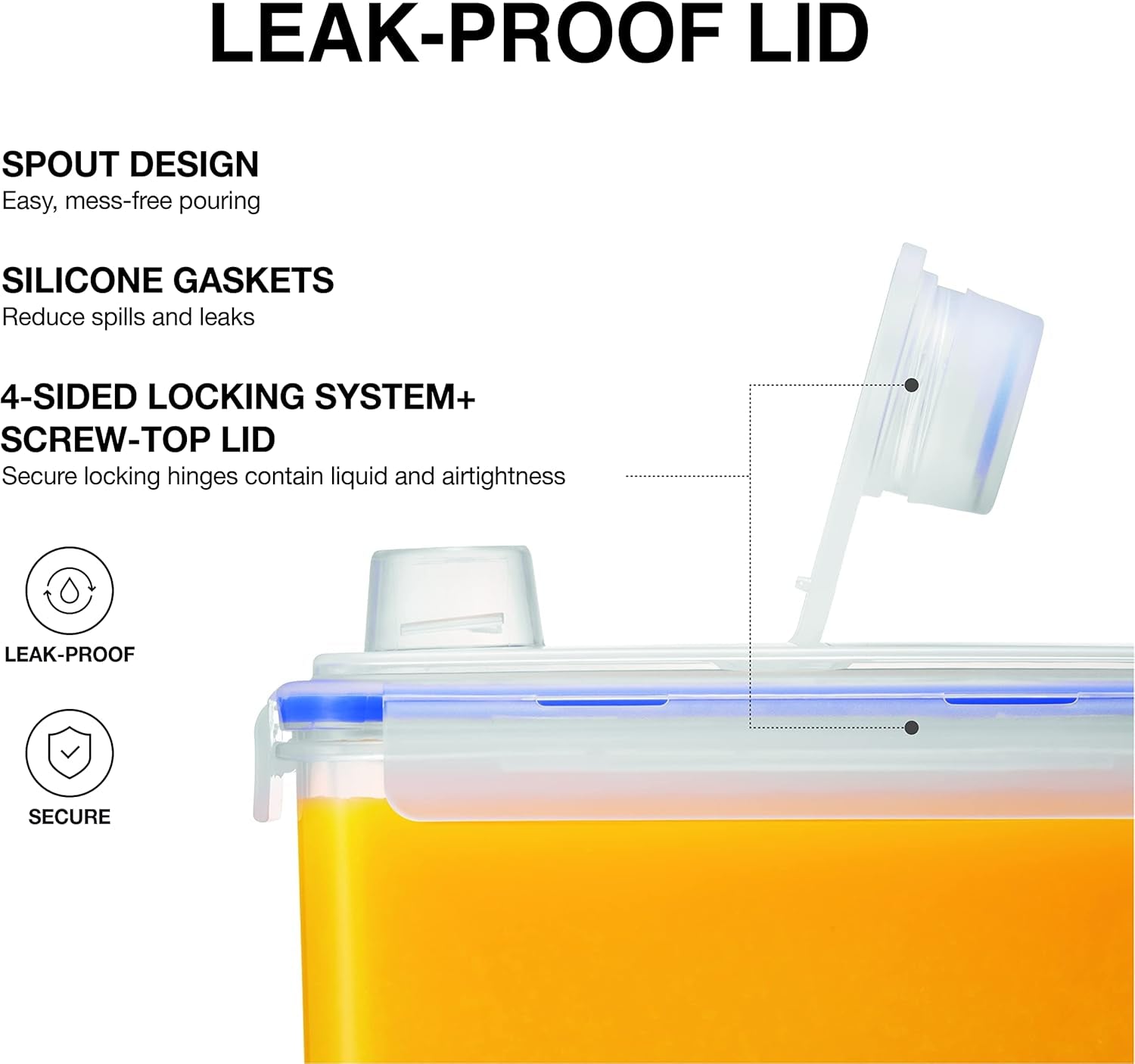 aqua-fridge-door-water-jug-clear-pitcher-bpa-free-plastic-pitcher-with-lid-1-gallon-pitcher-with-lid-for-water-juice-tea-more-beverages-clear