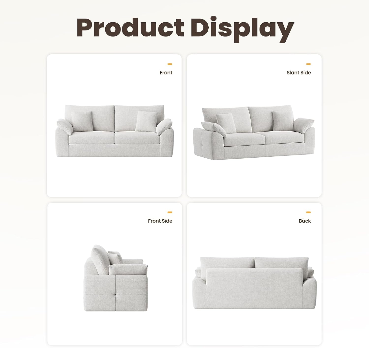 89-8-cloud-boneless-sofa-loveseat-couches-with-4-pillows-modern-living-room-2-seater-sofa-for-small-space-apartment-no-assembly-beige