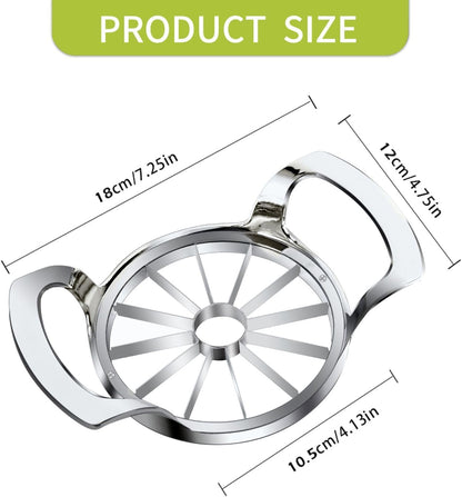 Heavy Duty Apple Cutter Corer, Large 12-Blade Stainless Steel Fruit Slicer5