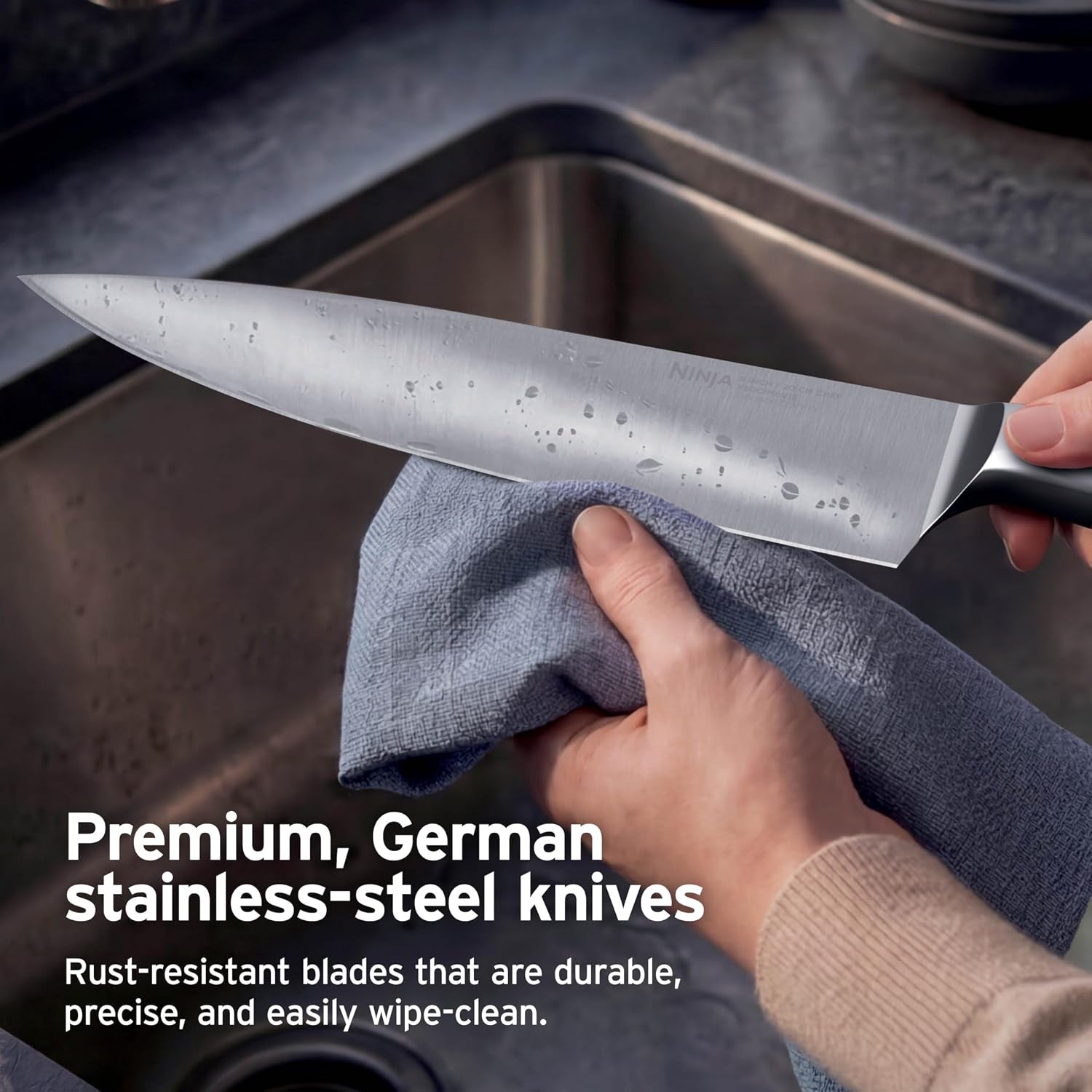 ninja®-neverdull®-10-pc-german-steel-knife-set-stone-gold-nk32010sd1-stays-razor-sharp-10-years-premium-german-steel-removable-sharpener-stores-in-a-drawer-saving-up-to-35-more-counter-space