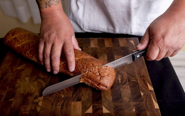 10 Inch Serrated Bread Knife, Premium Stainless Steel Blade with Wave Edge, Full Tang Handle, Razor Sharp Knife for Bread, Durable Professional Kitchen Knife6