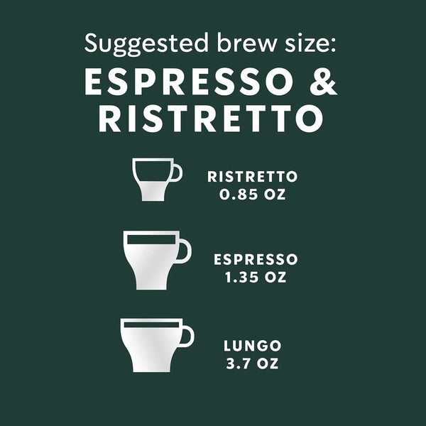Starbucks by Nespresso Original, Dark Roast Espresso, 50-Count | Capsules, Espresso Coffee Pods5