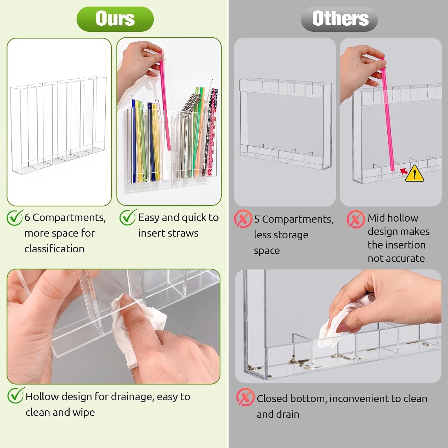 9-6-large-acrylic-straw-holder-for-cabinet-door-6-compartments-easy-to-clean-reusable-tumbler-straw-organizer-storage-small-kitchen-accessories-container-ultra-sticky-cupboard-door-mounted