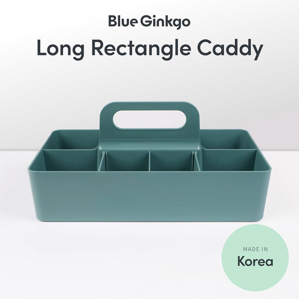 Stackable Organizer Caddy, Long, Green, Made in Korea2