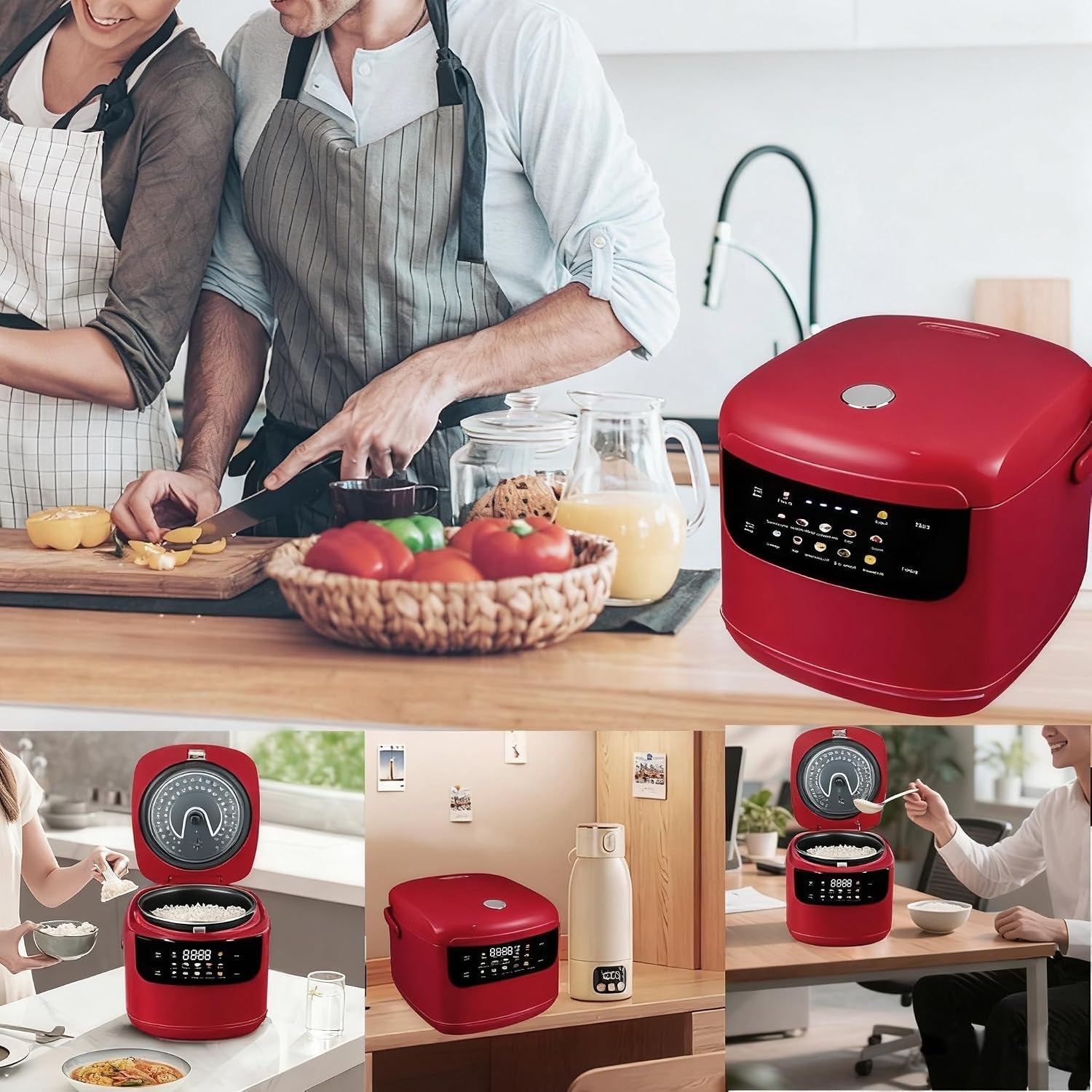 smart-rice-cooker-mini-electric-rice-cooker-6-cups-cooked-3-cups-uncooked-10-functions-400w-fast-cooker-non-stick-2l-2-1quart-rice-maker-24-h-timer-delay-and-auto-keep-warm-for-1-3-peoples