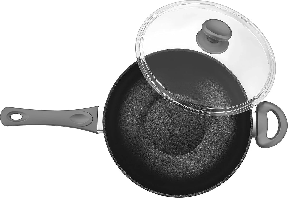 titanium-nonstick-11-inch-wok-and-stir-fry-pan-with-glass-lid-forged-aluminum-with-pfoa-free-scratch-resistant-gray