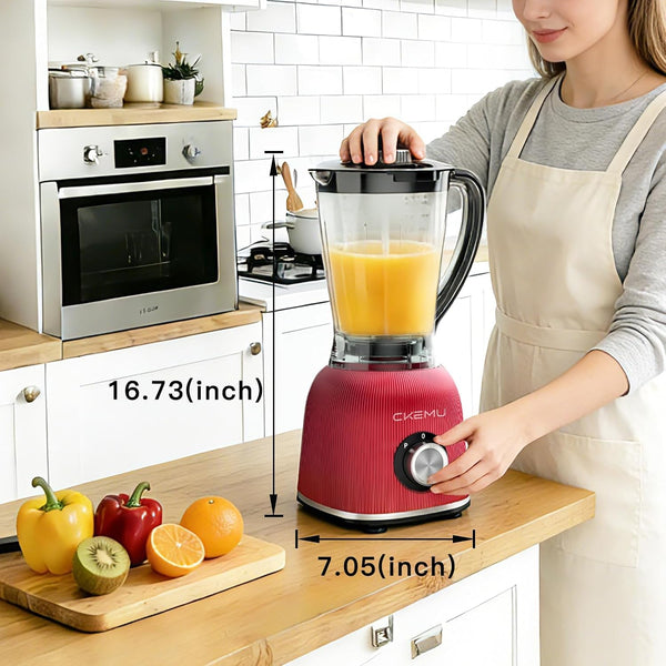 Professional Blender | 8-Cup Big Capacity | Powerful 25,000RPM Motor | Smoothies, Shakes, and Frozen Drinks Blender | Bpa-Free & Dishwasher-Safe | Red2
