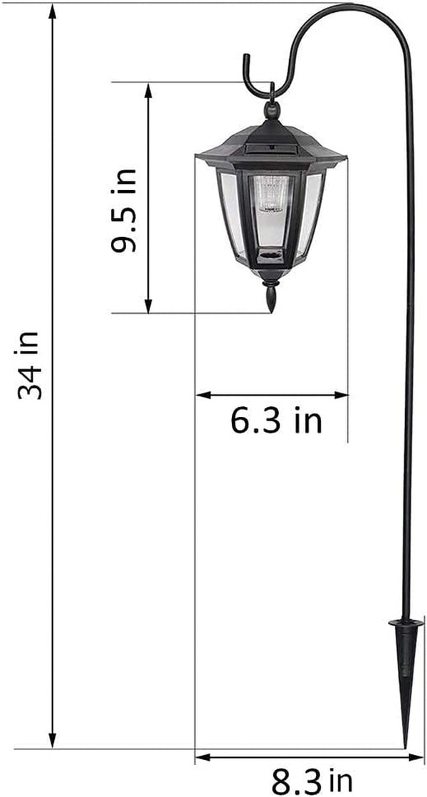 34 Inch Solar Hanging Lights Outdoor, 2 Pack5