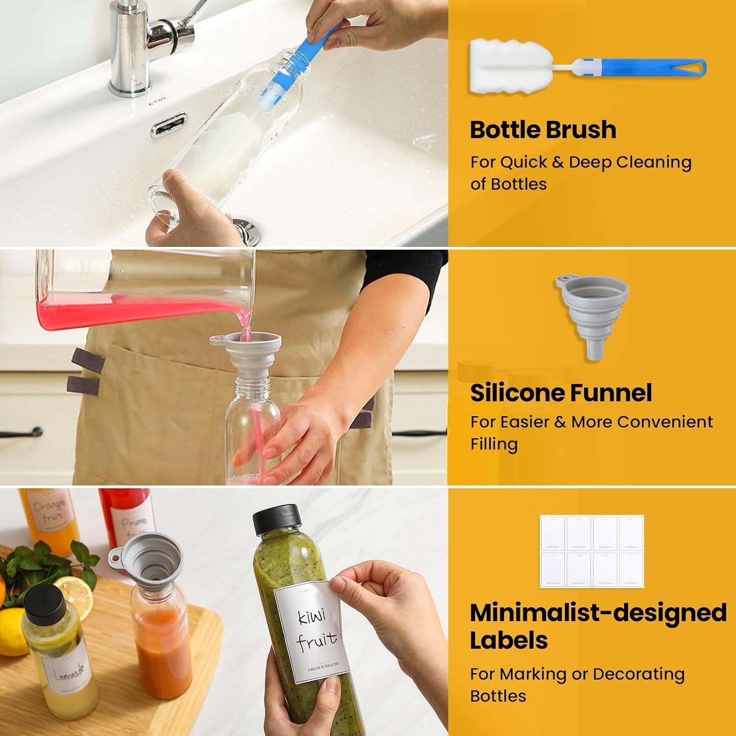 upgraded-lid-8-pack-18-oz-glass-juice-bottles-with-8-airtight-lids-2-straw-hole-lids-2-straws-reusable-drinking-jar-clear-water-bottles-for-juicing-smoothies-refrigerator-travel-bpa-free