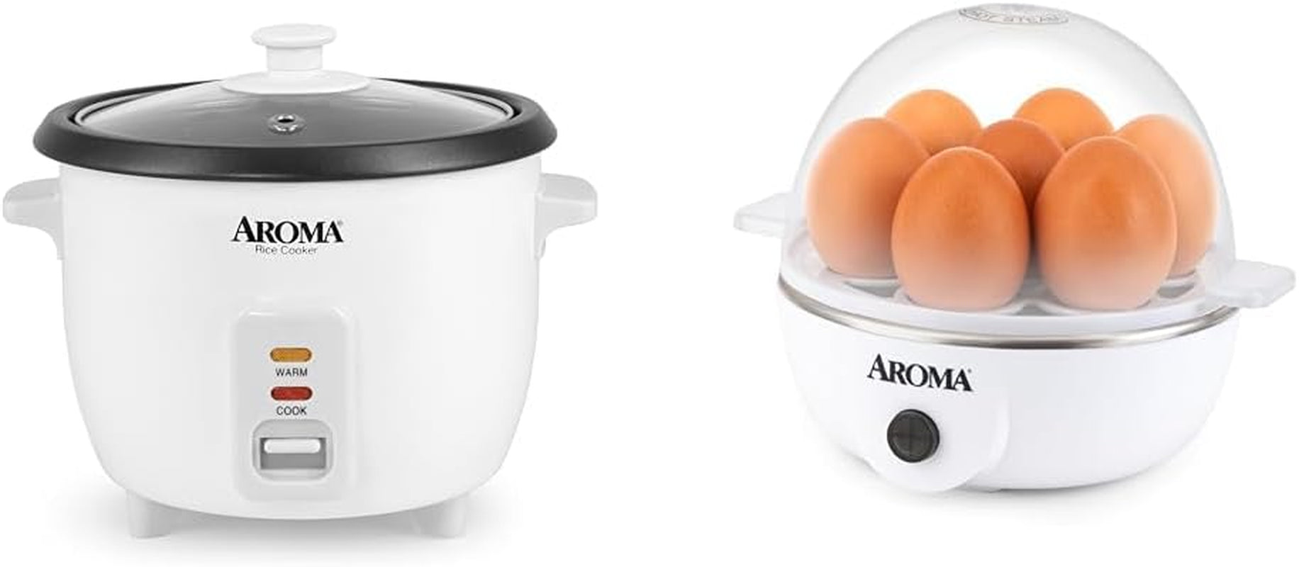 housewares-rice-grain-cooker-and-egg-cooker-bundle-cook-rice-grains-soup-and-boil-eggs-includes-6-cup-cooked-3-cup-uncooked-rice-cooker-and-7-egg-capacity-egg-steamer