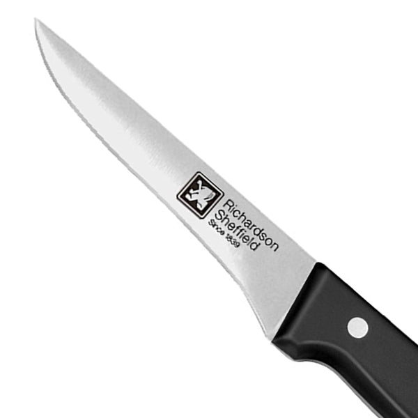 Universal Professional Stainless Steel Boning Knife - Silver & Black Kitchen Knife (5 In)3
