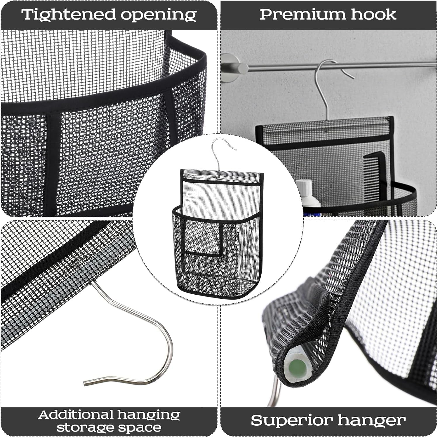 mesh-shower-caddy-hanging-pvc-bathroom-storage-bag-with-hooks-for-college-dorm-gym-swimming-rv-and-travel