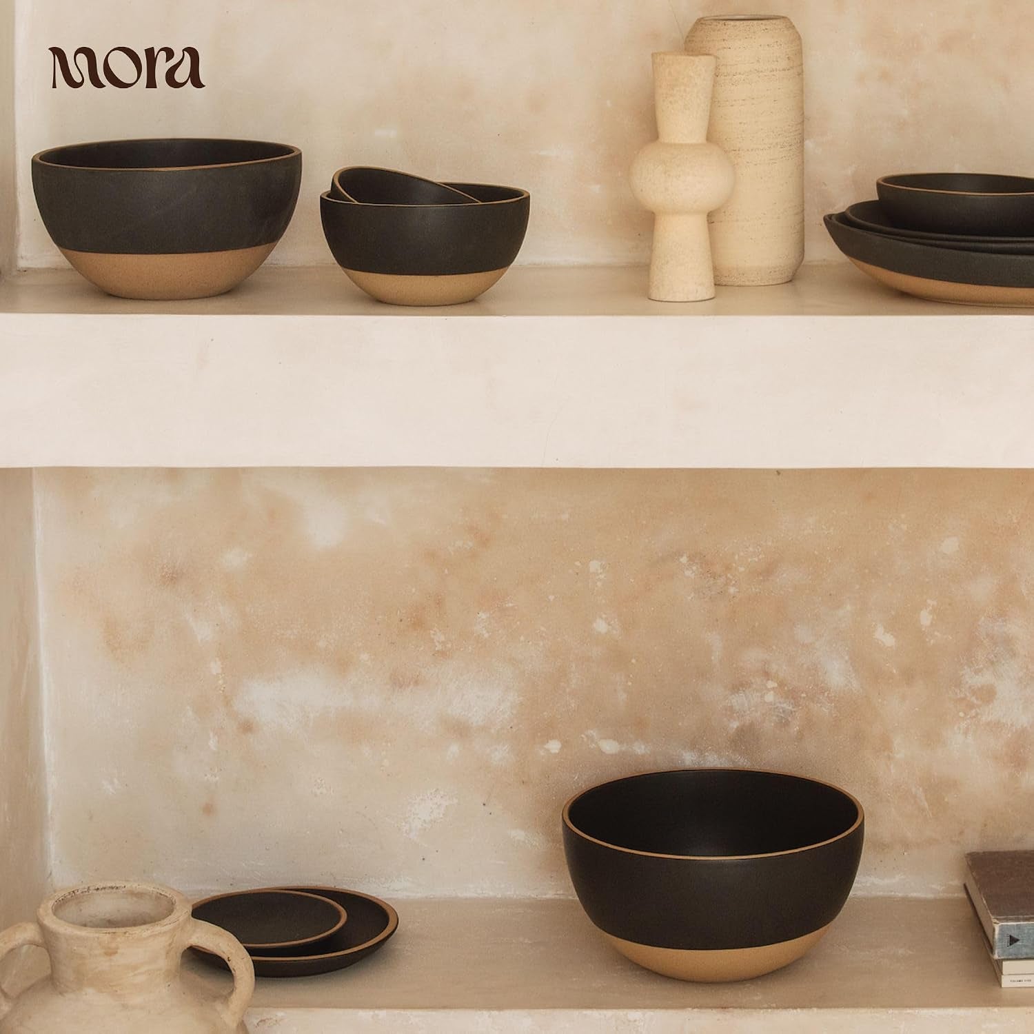 mega-and-giant-bowls-set-of-2-5-5-and-3-5-qt-ceramic-pottery-mixing-bowls-microwave-and-dishwasher-safe-liquorice