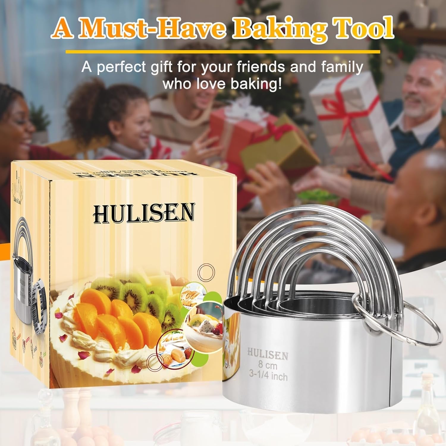 biscuit-cutter-set-5-pc-stainless-steel-cookie-cutters-with-handle-dishwasher-safe-etched-inch-cm-markings-gift-ready-package-ergonomic-arched-grip-professional-baking-tools