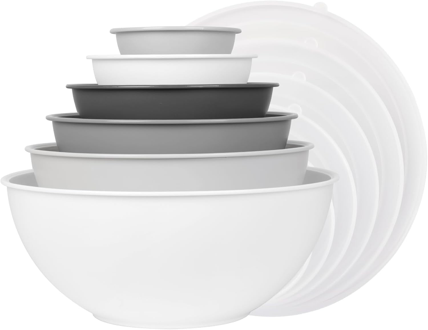 bpa-free-plastic-round-mixing-bowl-with-lids-12-pack-nesting-bowls-with-lids-set-microwave-and-dishwasher-safe-prep-serving-bowls-great-for-mixing-baking-serving-white-12pcs
