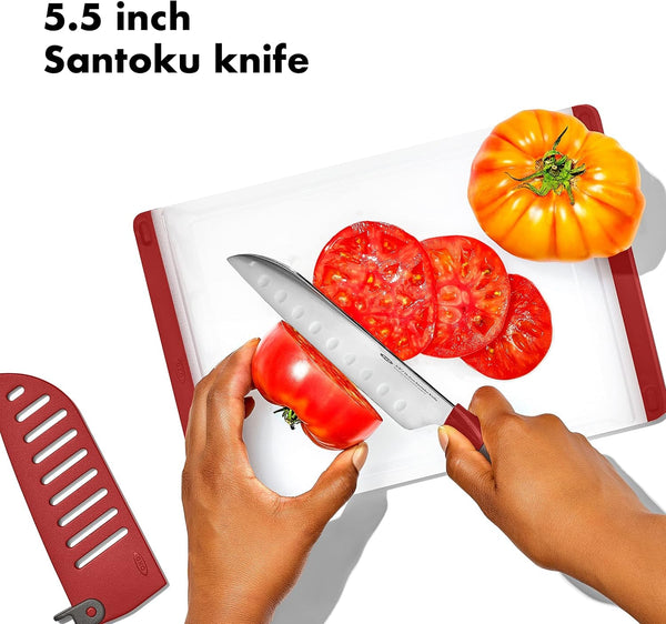 OXO Outdoor Santoku Knife with Locking Sheath - 5.5"6