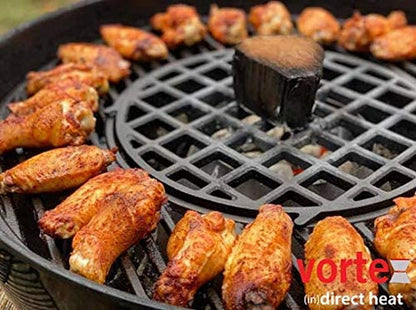 VORTEX (IN) DIRECT HEAT for Charcoal Grills, Medium Size - for Weber Kettle 22 26.75 WSM Smokey Mountain XL Kamado XL Big Green Egg7