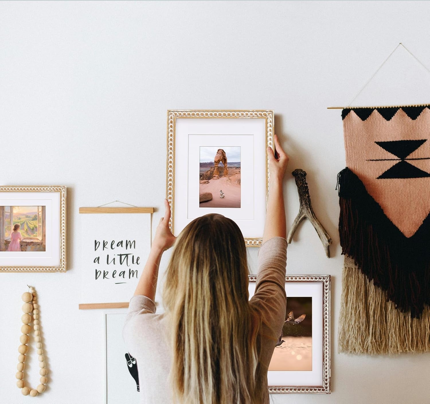 square-4x4-rustic-picture-frame-decorative-distressed-beaded-detailing-natural-pine-wood-with-real-glass-matted-to-3x3-photo-gallery-wall-and-tabletop-display-natural