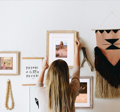 Square 4X4 Rustic Picture Frame, Decorative Distressed Beaded Detailing, Natural Pine Wood with Real Glass, Matted to 3X3 Photo, Gallery Wall and Tabletop Display, Natural9