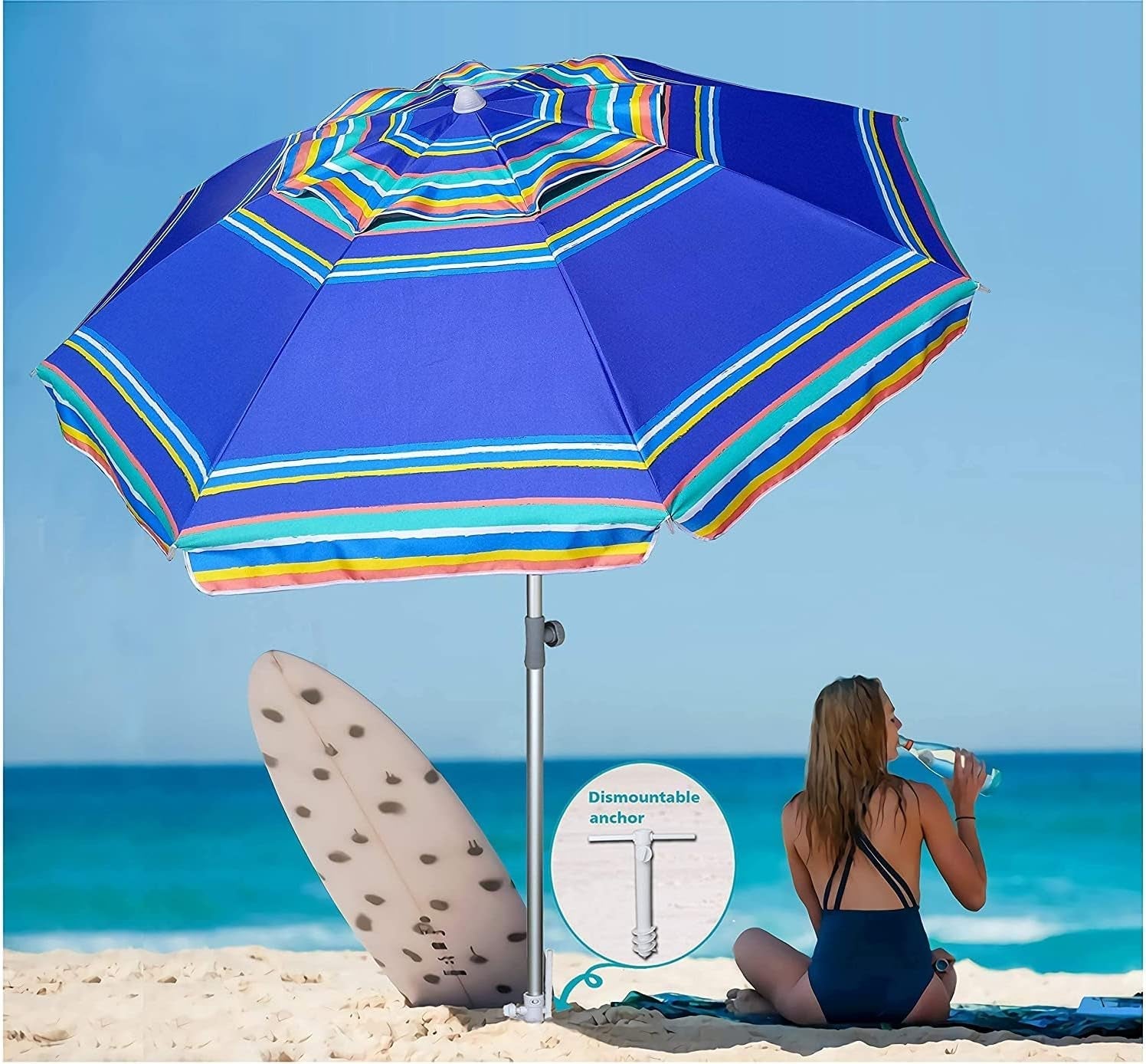 7ft-heavy-duty-high-wind-beach-umbrella-parasols-with-sand-anchor-vent-tilt-upf-50-sun-protection-portable-outdoor-sunshade-umbrellas-carry-bag-for-patio-garden-pool-backyard-blue