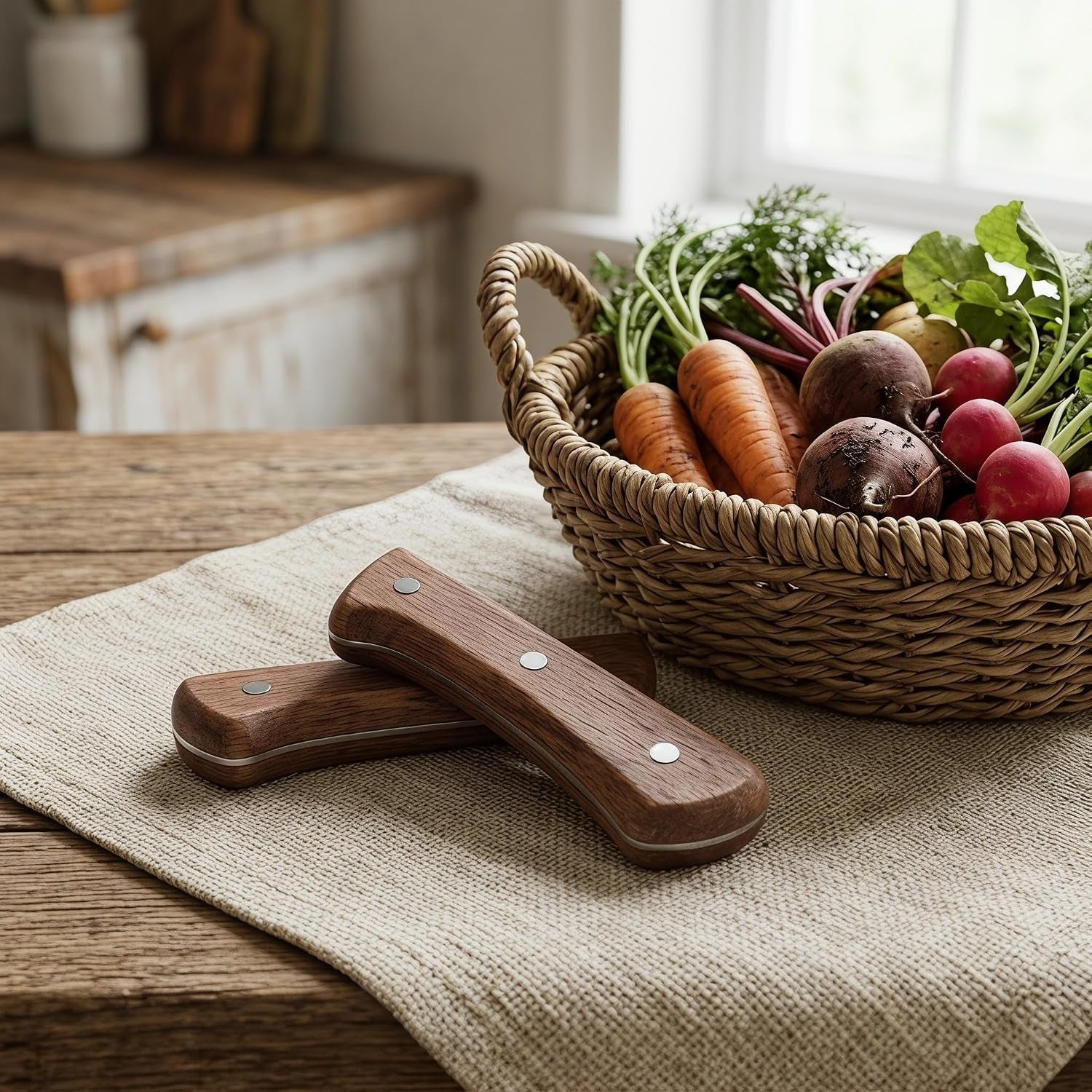 1-pair-replacement-knife-handle-solid-wood-knife-scales-pre-drilled-chopper-handle-easy-installation-kitchen-butcher-cleaver-grip-for-restaurant-brown