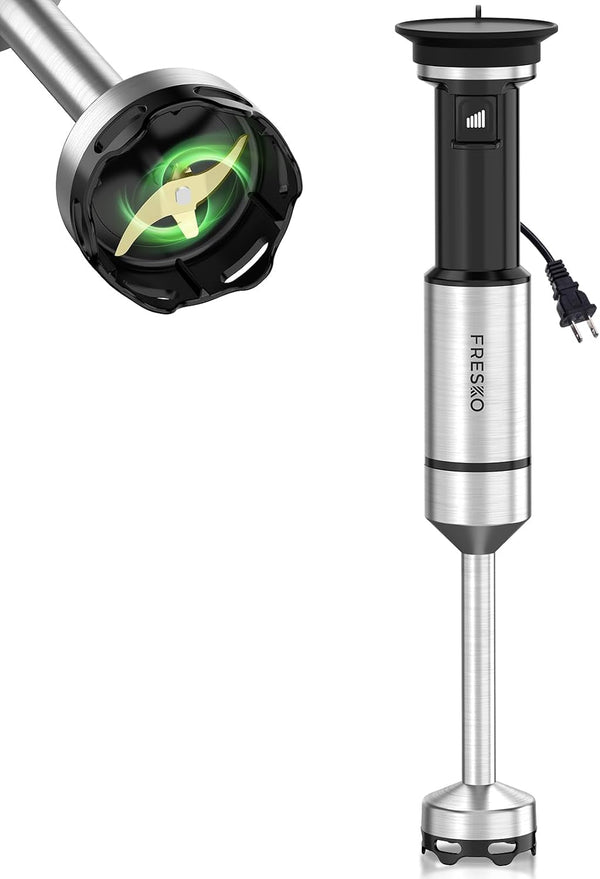 Immersion Blender Handheld, Hand Blender with Variable Speed Trigger | Anti-Scratch Stainless Steel Shaft, Stick Mixer for Soups, Shakes, Baby Food & Puree1