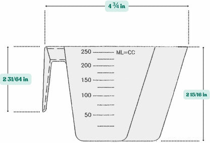 1 Cup (8 Oz. | 250 Ml) Scoop for Coffee, Protein Powder, Pet Food, Spices, Grains and Dry Goods – Plastic Food-Grade, Bpa-Free Measuring Cup (Pack of 1)2