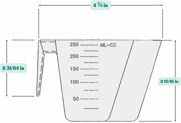 1 Cup (8 Oz. | 250 Ml) Scoop for Coffee, Protein Powder, Pet Food, Spices, Grains and Dry Goods – Plastic Food-Grade, Bpa-Free Measuring Cup (Pack of 1)2