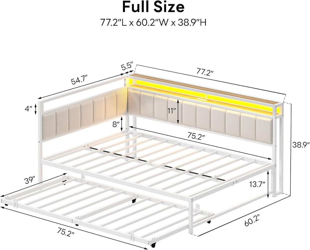 full-daybed-with-trundle-charging-station-led-white