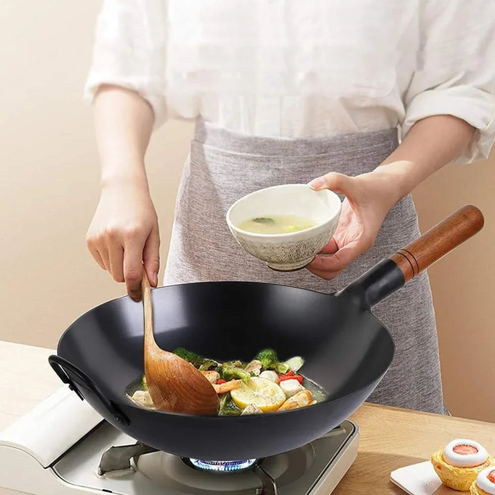 13-5-inch-deep-nitriding-finished-carbon-steel-wok-heavy-duty-chinese-wok-stir-fry-pan-for-gas-electric-induction-stovetops