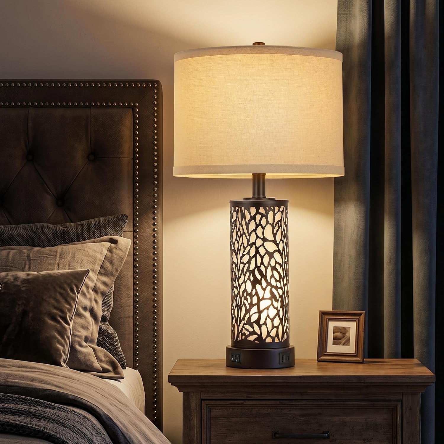 25-farmhouse-table-lamps-set-of-2-with-usb-a-c-ports-and-night-light