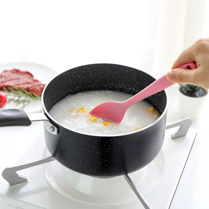 Nonstick Saucepan Set - 1 Quart and 2 Quart,Ultra Non Stick Sauce Pan Small Pot with Glass Lid,Great for Home Kitchen Restaurant,Black5