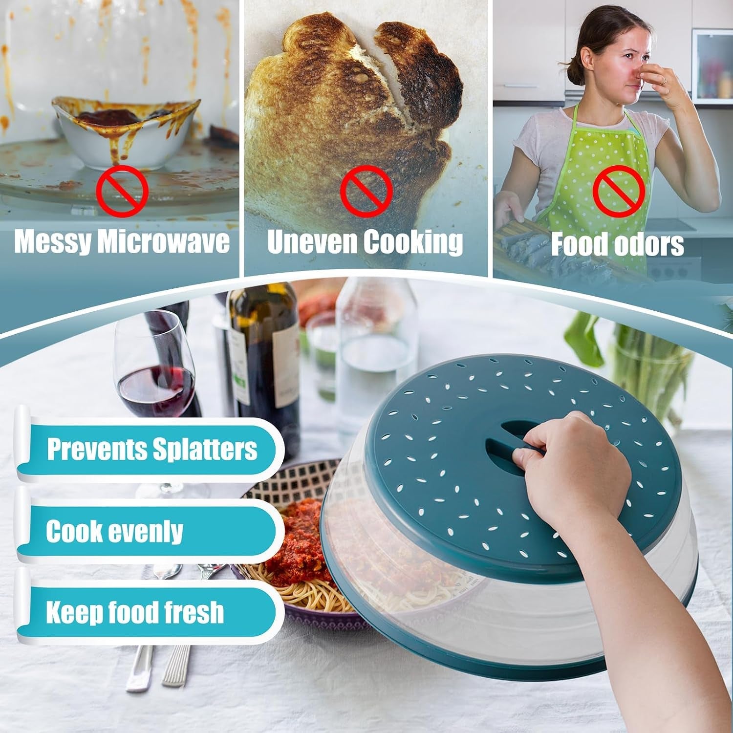 large-microwave-splatter-cover-silicone-mat-12-inchs-vented-collapsible-guard-dish-plate-lid-round-kitchen-mat-for-food