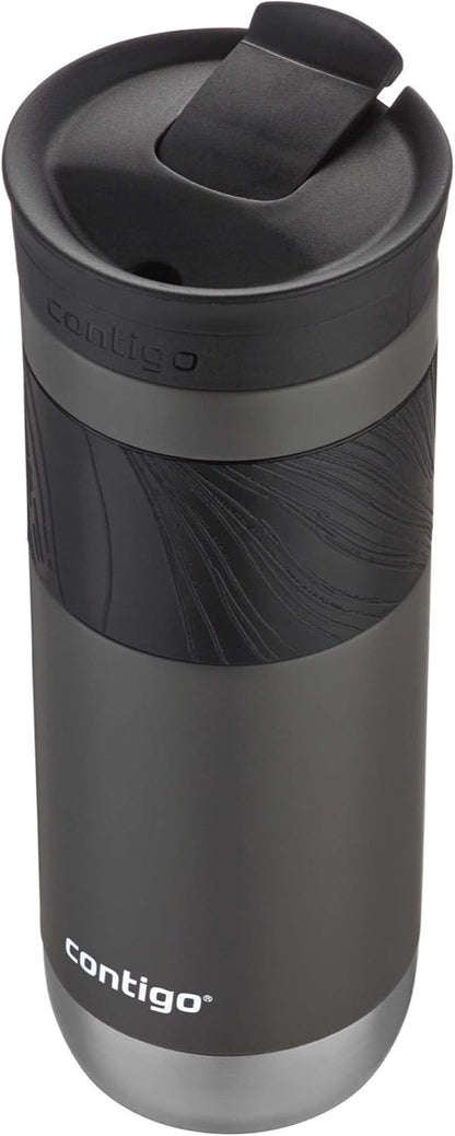 Contigo Byron Vacuum-Insulated Stainless Steel Travel Mug with Leak-Proof Lid, Reusable Coffee Cup or Water Bottle, Bpa-Free, 20Oz 2-Pack in Sake & Blue Corn Perfect for Hot and Cold Beverages4