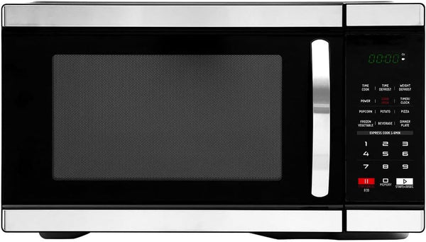 1.1 Cu.Ft Countertop Microwave Oven, 1000W Large Capacity Microwave with 10 Power Levels, 6 Auto Cooking Menus for Kitchens, Apartments, and Offices1
