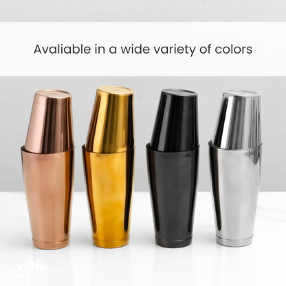 Boston Cocktail Shaker Set, Weighted and Unweighted, 18 Oz | Bartending Tools, 304 Stainless Steel Barware, for Mixing Drinks, Home and Commercial Bars, Handy, Mixology Kit for Beginners7
