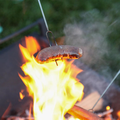 Smores Sticks for Fire Pit Long - Marshmallow Roasting Sticks Smores Kit - Smore Skewers Hot Dog Fork Campfire Cooking Equipment, Camping Essentials S'Mores Gear Outdoor Accessories 32" 5 Pack9