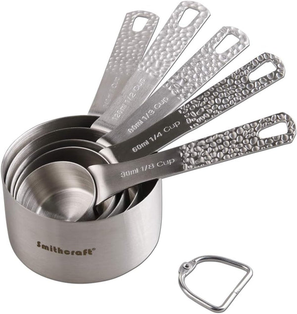 Stainless Steel Measuring Cups and Spoons Set - 5 Cups and 6 Spoons4