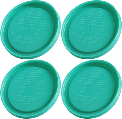 7202-PC (1-Cup) Green Food Storage Lid (4-Pack) - Made in USA | Bpa-Free Plastic | Spill-Reducing Closure | Lightweight Construction | Kitchen Organization2
