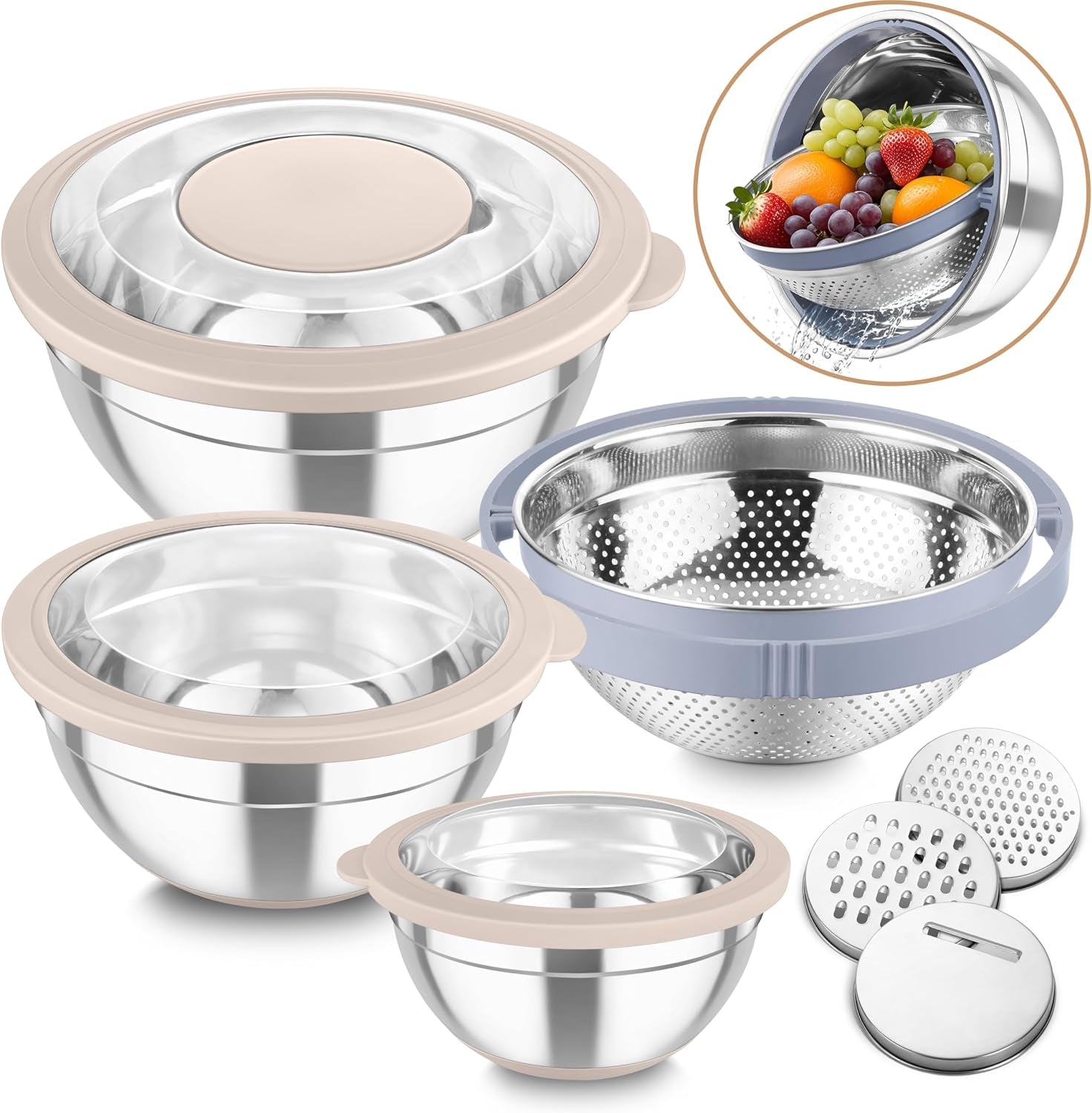 mixing-bowls-with-colander-stainless-steel-salad-bowls-khaki